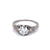 Art Deco GIA 0.92 Carats Old European Cut Diamond Platinum Filigree Ring