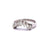 Vintage Marquise Cut Diamond Platinum Chevron Band