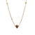 Fancy Color Diamond 14k Yellow Gold Diamonds By the Yard Chain Necklace