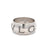 Bvlgari Monologo 18 Karat White Gold Band Ring
