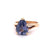 Vintage 3.36 Carats Purple Spinel 14 Karat Yellow Gold Solitaire Ring