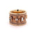 Vintage Diamond 14 Karat Yellow Gold Wide Band