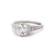 Edwardian GIA 1.52 Carats Old European Cut Diamond Platinum Filigree Ring