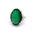 Mid Century GIA 13.93 Carats Zambian Emerald Diamond Platinum Cocktail Ring