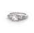 Art Deco GIA 1.51 Carats Asscher Cut Diamond Platinum Ring