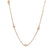 Diamond 14 Karat Yellow Gold Diamond By the Yard Chain Necklace