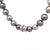 Tahitian Pearl Diamond 14 Karat White Gold Strand Necklace