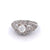 Art Deco Old European Cut Diamond Platinum Ring