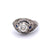 Edwardian GIA 1.19 Carats Round Brilliant Cut Diamond Platinum Ring