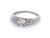 Mid Century GIA 0.66 Carats Old European Cut Diamond Platinum Ring