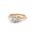 Edwardian GIA 1.00 Carat Old Mine Cut Diamond 14 Karat Yellow Gold Solitaire Ring
