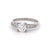 Art Deco GIA 0.81 Carat Old Mine Cut Diamond Platinum Ring