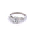 Mid Century GIA 1.09 Carats Cushion Cut Diamond Platinum Ring