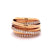 De Grisogono Diamond 18 Karat Rose Gold Allegra Ring