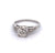 Art Deco GIA 1.79 Old Mine Cut Diamond Platinum Ring