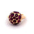 Pomellato Italian Rhodolite Garnet 18 Karat Rose Gold Harem Cocktail Ring