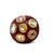 ARA Gemstone 24 Karat Yellow Gold Wooden Cocktail Ring
