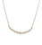 Diamond 14 Karat Yellow Gold Crescent Necklace