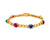 Vintage Diamond Gemstone 18 Karat Yellow Gold Link Bracelet