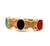 Vintage 18 Karat Yellow Gold Intaglio Hinged Bracelet