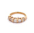Vintage Baguette Diamond 14 Karat Yellow Gold Ring