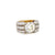Retro GIA 2.69 Carat Old European Cut Diamond 18 Karat Gold Ring