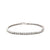 Art Deco Inspired 2.42 Carat Diamond Platinum Tennis Bracelet