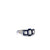 Art Deco Inspired 0.30 Carat Old Cut Diamond Sapphire Platinum Three Stone Ring