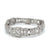 Art Deco French Diamond Platinum 18k White Gold Bracelet