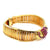 Retro French Ruby 18 Karat Gold Bracelet