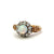 Victorian Opal Diamond 14 Karat Yellow Gold Cluster Ring