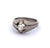 Art Deco French Old Mine Cut Diamond Platinum Ring