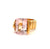 Contemporary Morganite 18 Karat Yellow Gold Ring