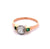 Mid Century Russian Diamond Emerald 14k Rose Gold Platinum Ring