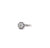 Art Deco Inspired Old European Cut Diamond Sapphire Platinum Halo Ring