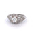 Art Deco Old European Cut Diamond Platinum Ring