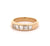 Carré Cut Diamond 18 Karat Yellow Gold Channel Set Band Ring
