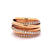 De Grisogono Diamond 18 Karat Rose Gold Allegra Ring