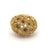 Vintage French Gemstone 18k Yellow Gold Bouquet Dome Ring