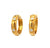 Vintage Tiffany & Co. Italy Diamond 18 Karat Yellow Gold Hoop Earrings