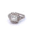 Art Deco GIA 1.50 Carats Asscher Cut Diamond Platinum Ring
