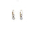 Antique Inspired 1.07 Carat Diamond Platinum 18 Karat Yellow Gold Drop Earrings