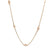 Diamond 14 Karat Yellow Gold Diamond By the Yard Chain Necklace