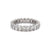 2.47 Carats Total Weight 14k White Gold Eternity Band