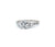 Art Deco Inspired GIA 1.02 Carats Diamond Platinum Engagement Ring