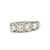 Mid Century 1.70 Carat Diamond Platinum Five Stone Ring