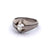 Art Deco French Old Mine Cut Diamond Platinum Ring