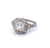 Art Deco GIA 1.50 Carats Asscher Cut Diamond Platinum Ring