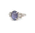 Art Deco Star Sapphire Diamond Platinum Ring
