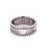 Mid Century Baguette Cut Diamond Platinum Eternity Band
